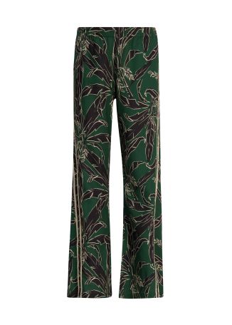 Tamara juliet printed linen-blend trousers