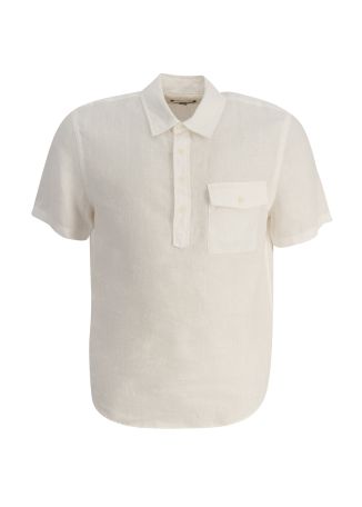 White linen shirt