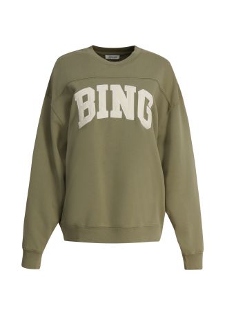 Trenton green logo cotton sweatshirt