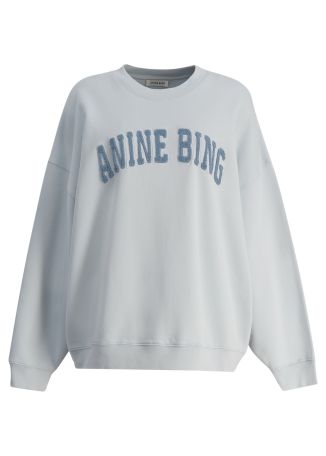Miles blue logo cotton sweatshirt