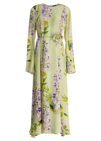 Francesca floral-print silk-blend maxi dress
