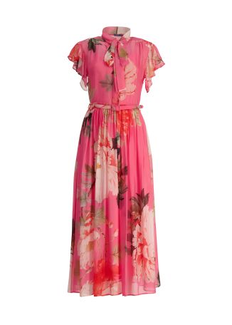 Grace floral-print silk-blend midi dress