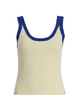 Odyssey waffle-knit cotton-blend tank