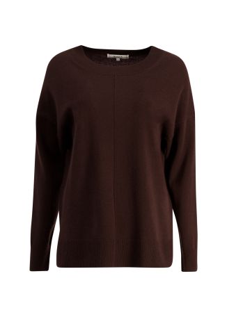 Cream wool-blend jumper