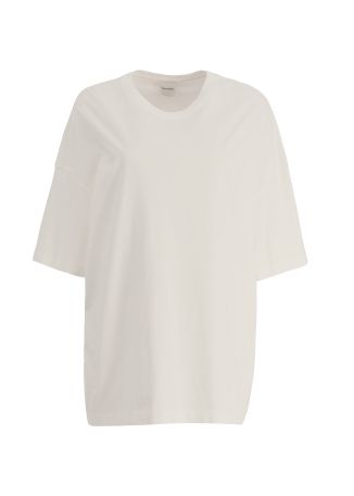 Wren off-white logo-embroidered cotton t-shirt