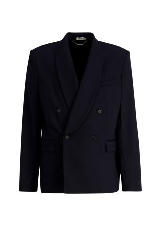Coleman navy double-breasted blazer