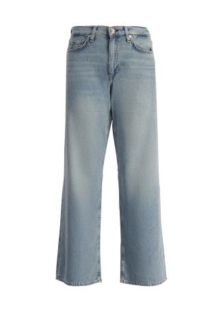Saige blue straight-leg jeans