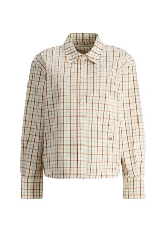 Checkered cotton shirt