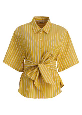 Consao striped cotton blouse