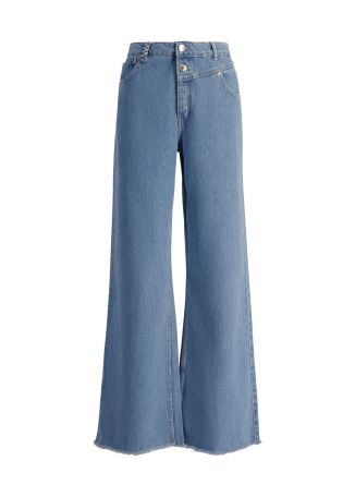 Palakis blue wide-leg jeans