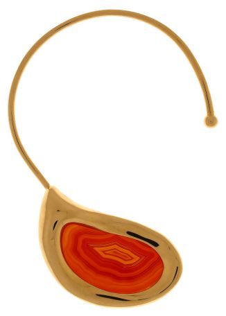 Dusk gemstone-embellished 18kt gold-plated choker