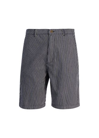 Diy striped cotton-blend shorts