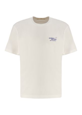 Cruiser white printed cotton t-shirt