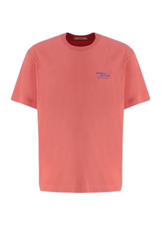 Cruiser pink printed cotton t-shirt