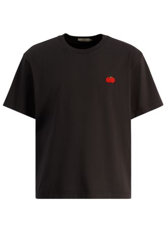 Harvest black printed cotton t-shirt