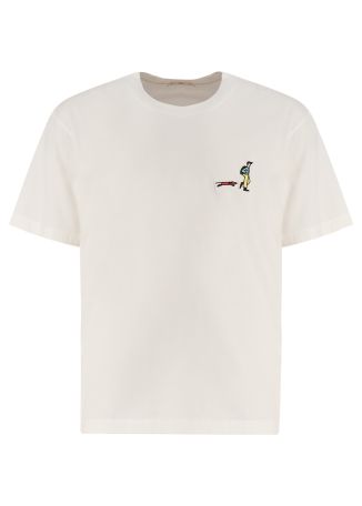 Neighbourhood white printed cotton t-shirt