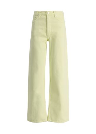 Arc yellow wide-leg jeans
