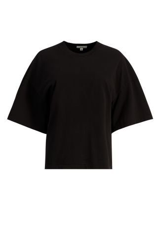 Ellery black lace-up cotton t-shirt