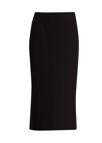 Rania black midi skirt