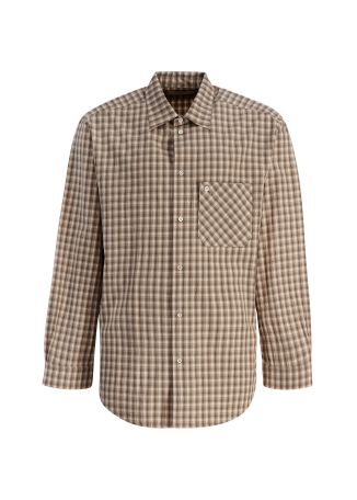 Saturnio checkered cotton shirt