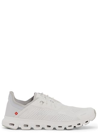 Cloud 6 coast white mesh sneakers