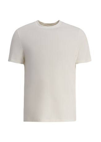 Focus-t white cotton-blend t-shirt