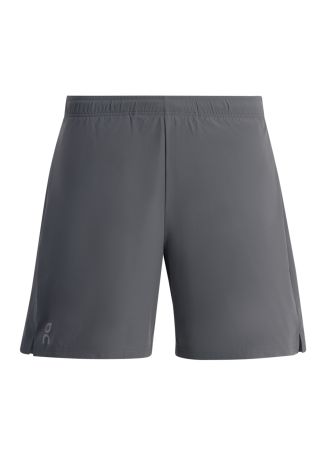 Core green logo-print shorts