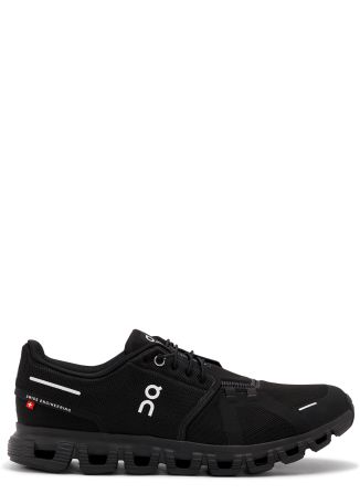 Cloud 6 black panelled mesh sneakers
