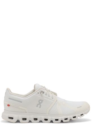 Cloud 6 white panelled mesh sneakers