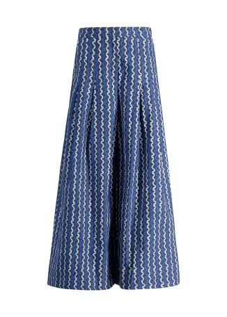 Jambu printed cotton-blend trousers