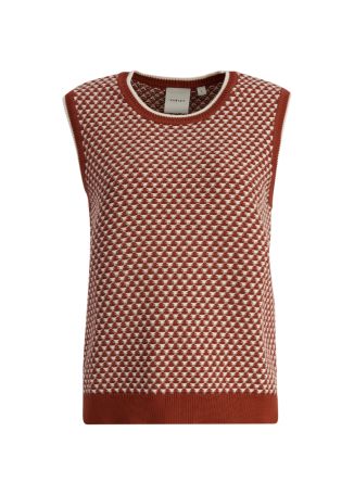 Jenson brown knitted cotton tank
