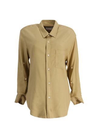 Kayla green cotton shirt